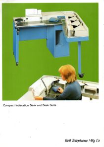 Compact Indexation Desk and Desk Suite (By Bell Telephone Mfg Co)